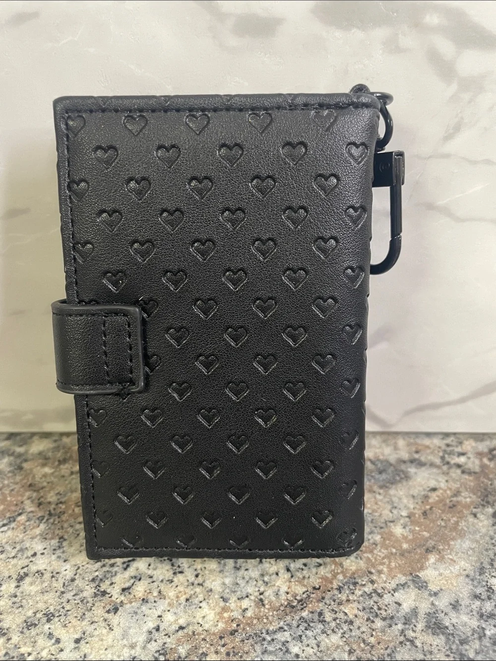 Betsey Johnson Luv Betsey Xoleah Black Card Case Wallet